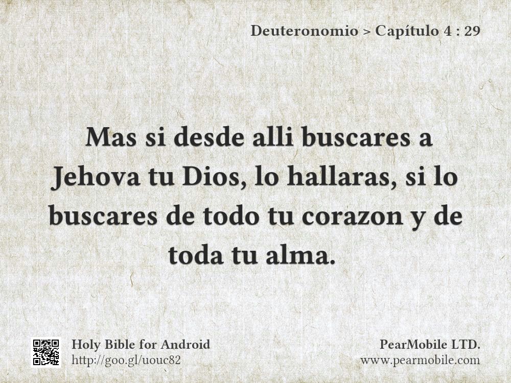 Deuteronomio, Capítulo 4:29
